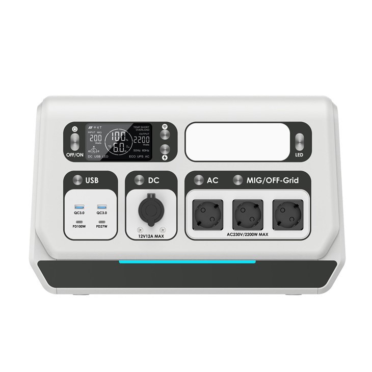 2200W Portable Power Bank With WIFI