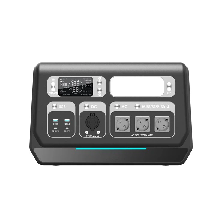 220V 2200W Portable Emergency Power Bank With WIFI